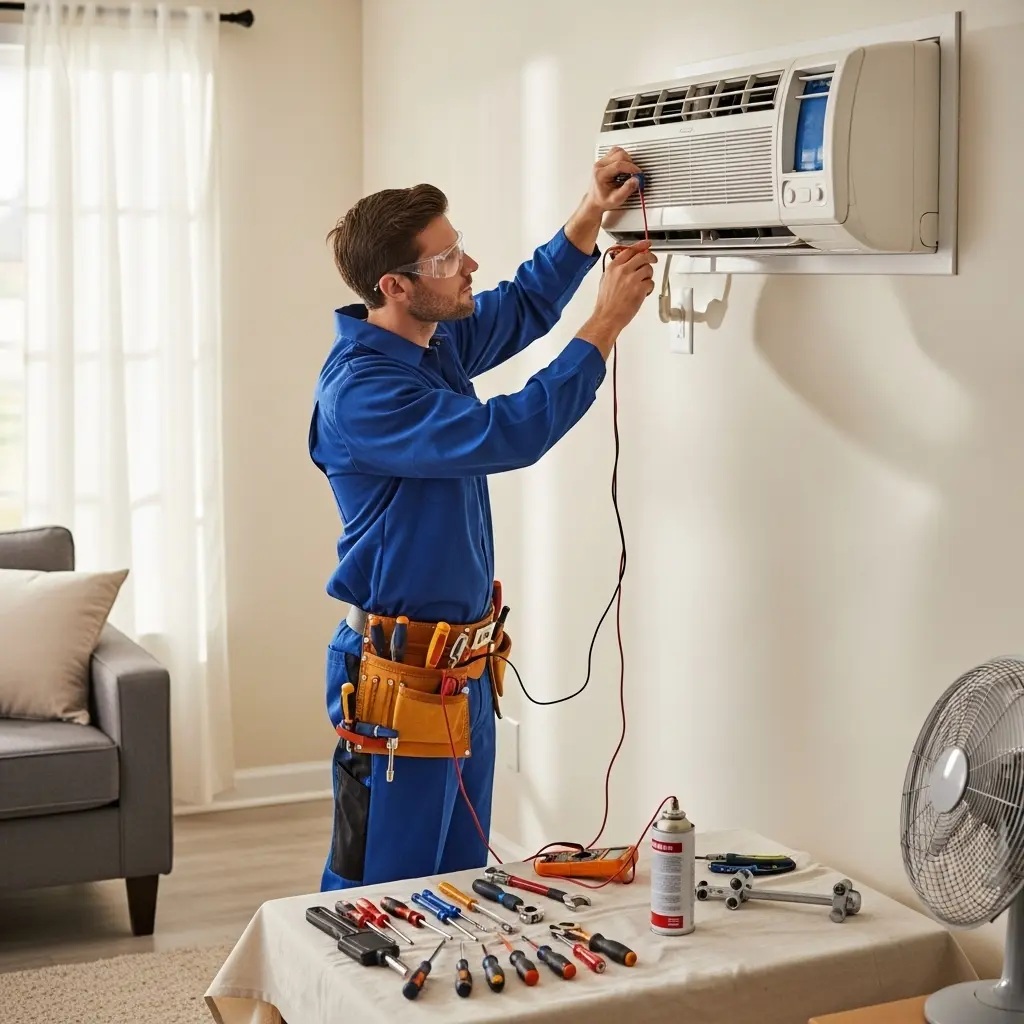 Körfez Fondital Fondital klima gaz dolumu ve bakım – Enerji verimliliği artırıldı. - Teknik servis örneği